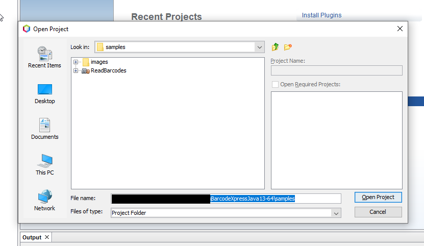 NetBeans Select Project