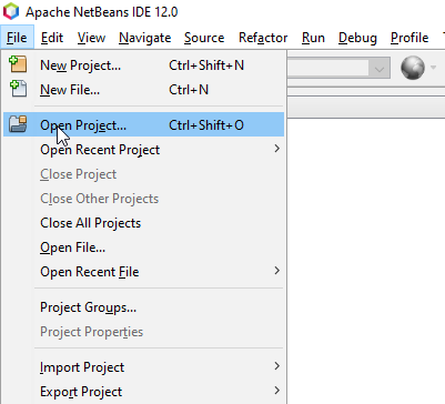 NetbeansOpenProject