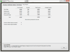 Example Timing Results page