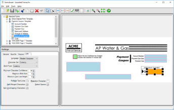 FormAssist window with ICR tab open and an ICR field highlighted