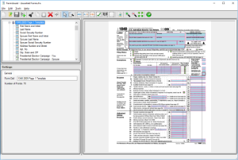 FormAssist with a selected form, its defined fields, and properties displayed