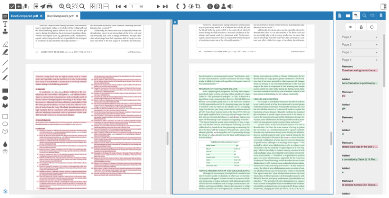 PrizmDoc® for Java document comparison