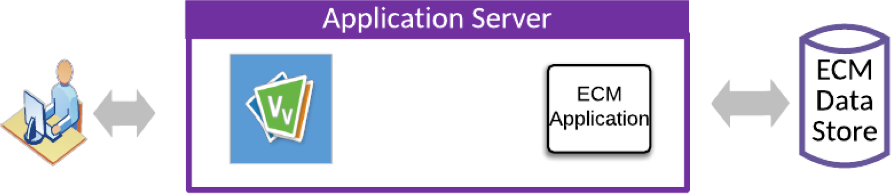 VirtualViewer single server architecture